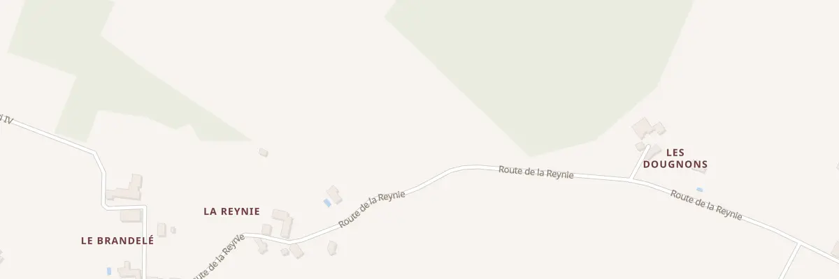 Plan du 707 Rte de la Reynie à Saint Privat en Périgord
