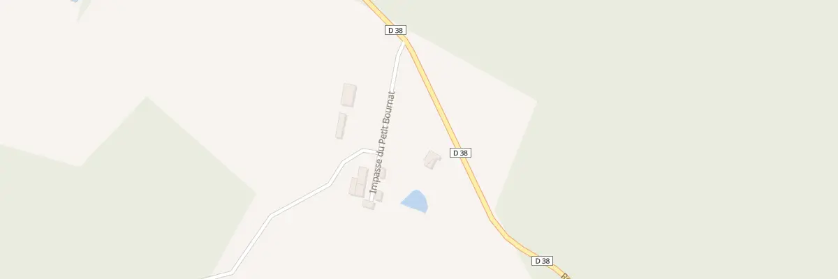 Plan du 91A Le Petit Bournat à Échourgnac