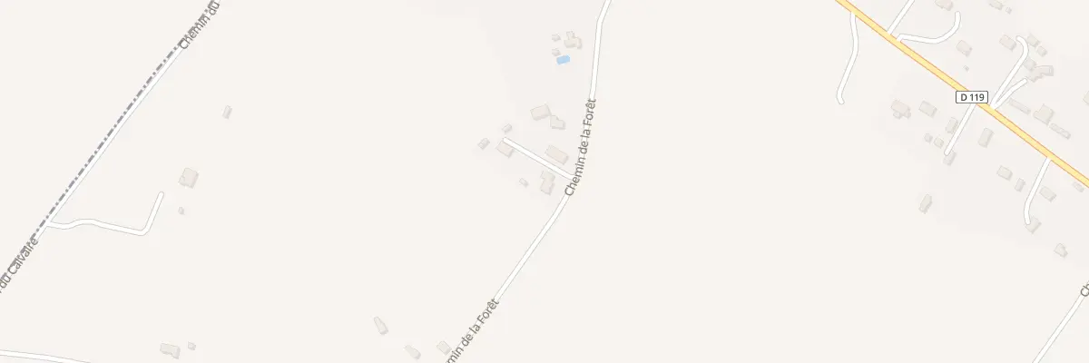 Plan du 290 Che de la Forêt au Theil-en-Auge