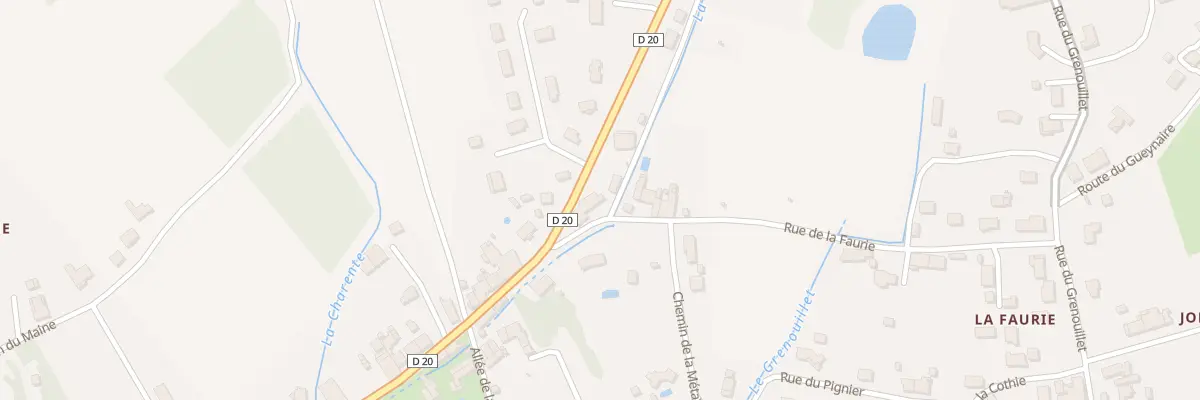 Plan du 15 Rue de la Faurie au Fleix