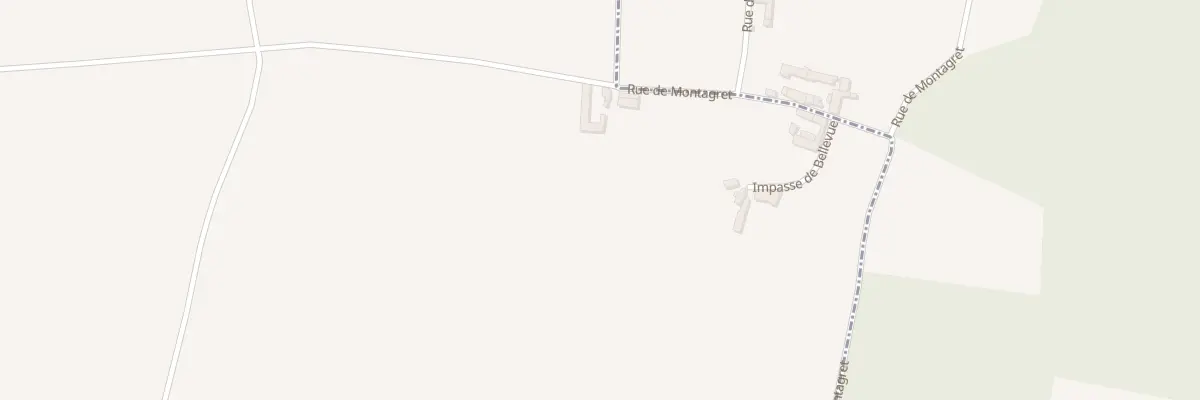 Plan du 1 Rue de Montagret à Maulay