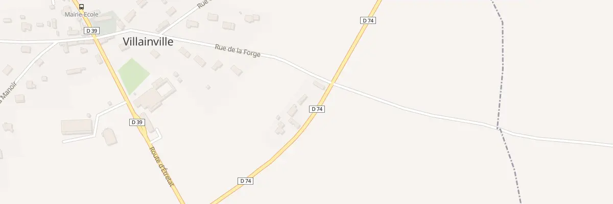 Plan du 5001 Rte des Loges à Villainville