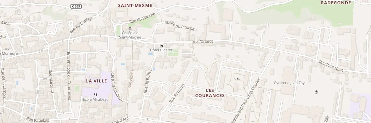 Plan du 7 Rue Lavoisier à Chinon