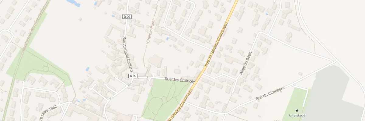 Plan du 3 Rue des Ecoinces à Neuville-de-Poitou