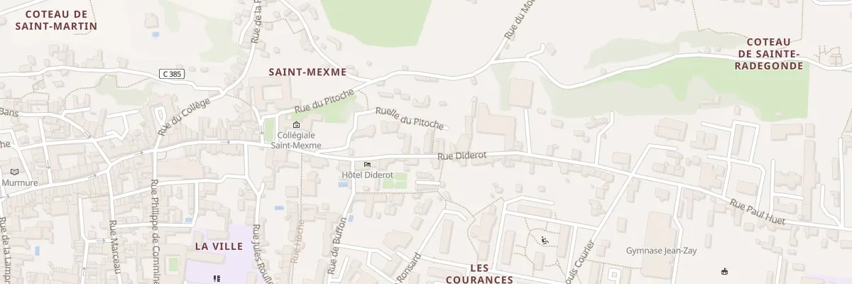 Plan du 6 Rue Diderot à Chinon