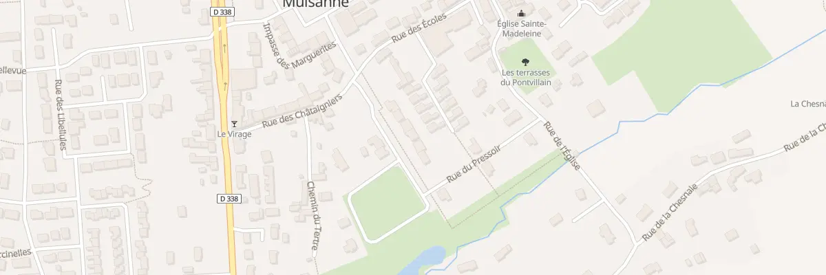 Plan du 9 Rue du Pressoir à Mulsanne