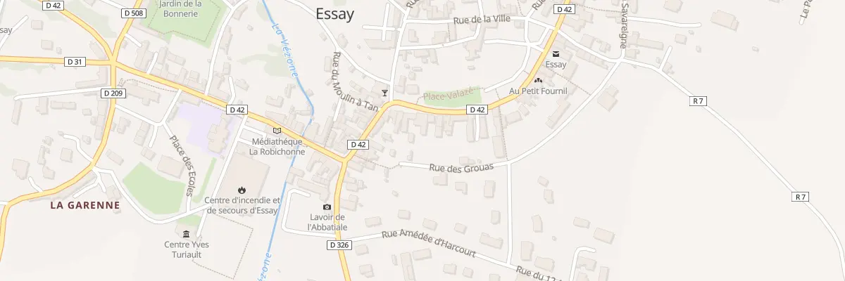 Plan du 22 Rue Francisque de Corcelle à Essay