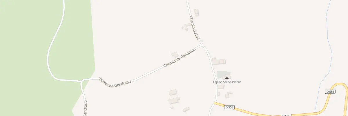 Plan du 5099 Aux Milas à Aux-Aussat