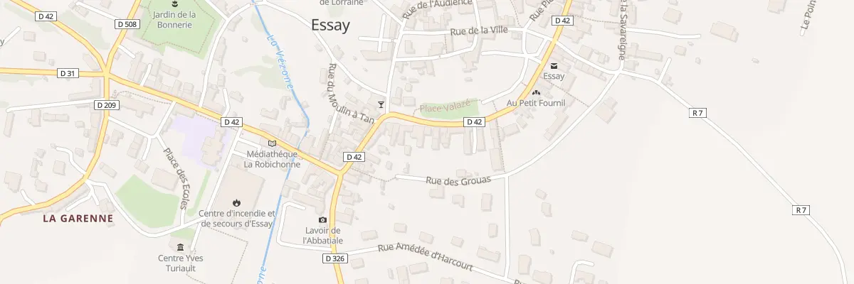 Plan du 24 Rue Francisque de Corcelle à Essay