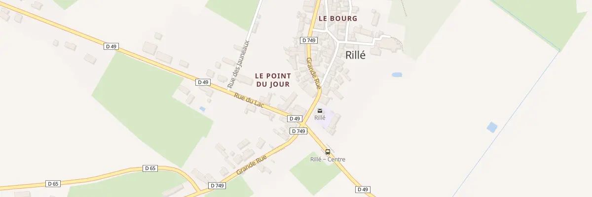 Plan du 15 Gr Grande Rue à Rillé
