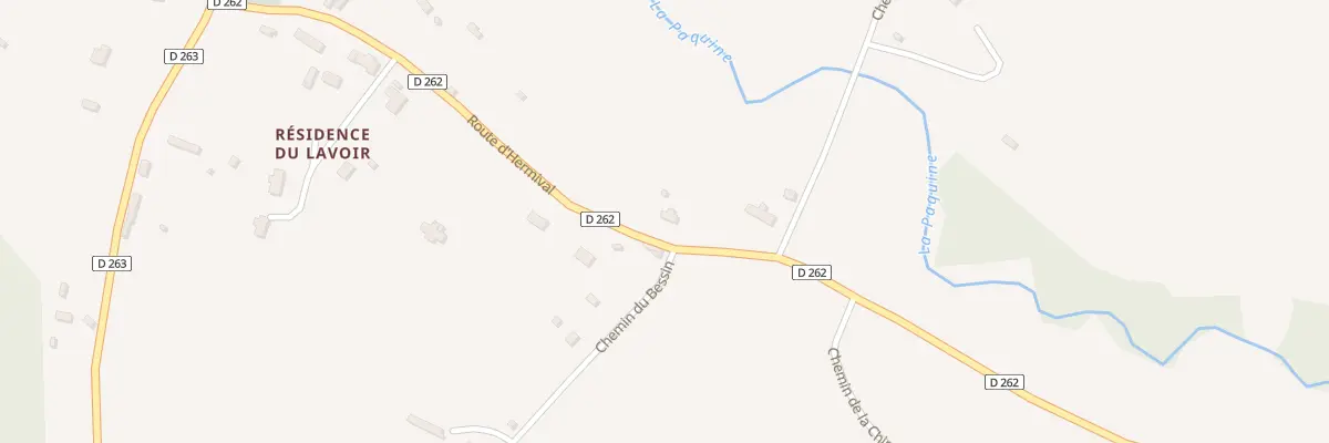 Plan du 362 Rte d’Hermival Rd 263 à Rocques