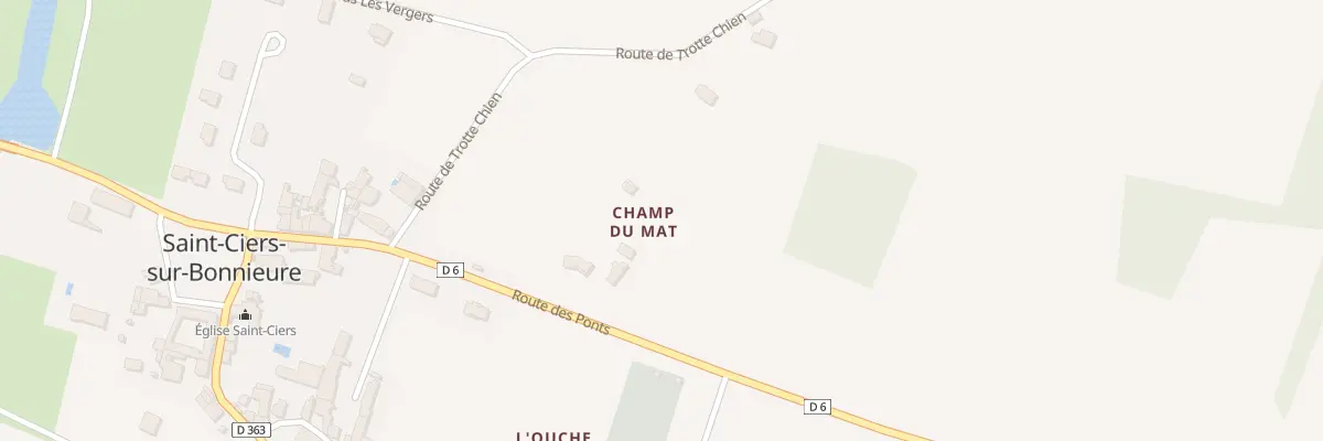 Plan du 11 Rte des Ponts à Saint-Ciers-sur-Bonnieure
