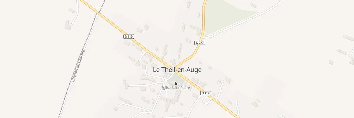 Plan du 5020 Le Bourg au Theil-en-Auge