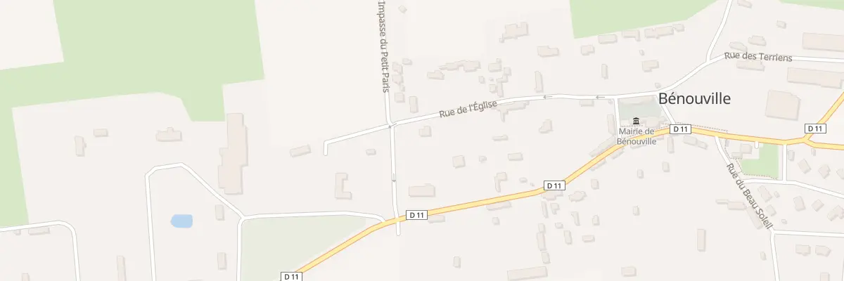 Plan du 5095 Le Bourg à Bénouville