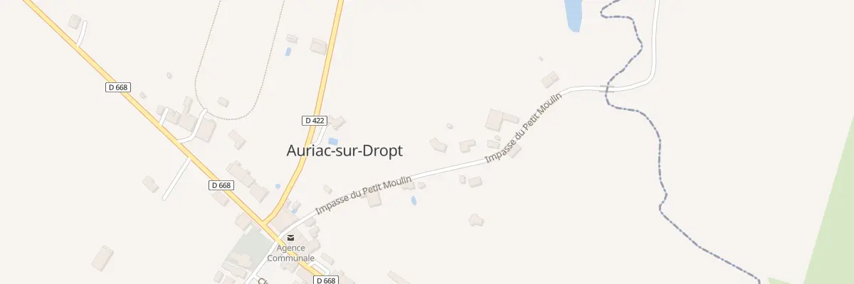 Plan du 9999 Clamens Est à Auriac-sur-Dropt