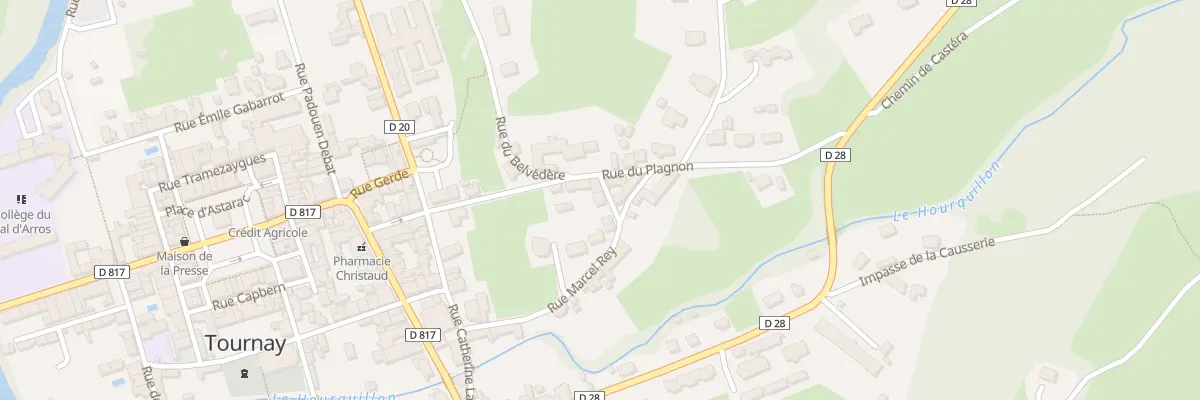 Plan du 4 Rue Traversière à Tournay