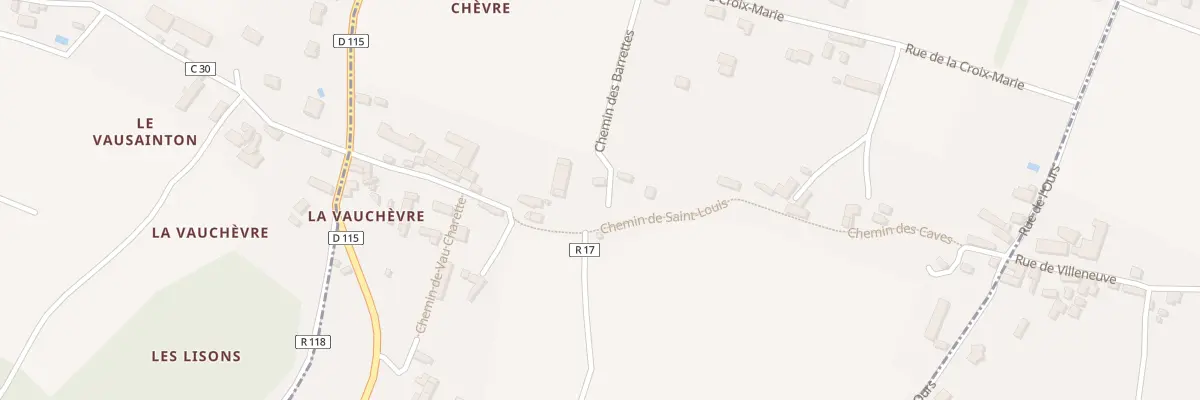 Plan du 2 Che des Barrettes à Rivière