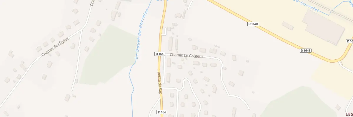 Plan du 16 Rte du Sap à Beuvillers