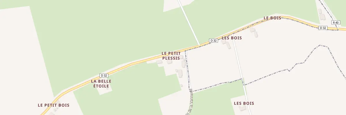 Plan du 5065 Le Petit Plessis à Saint-Biez-en-Belin