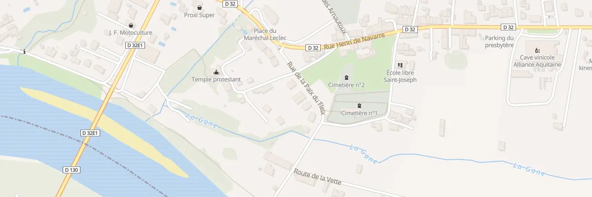 Plan du 5006 Rue de l’Abbe Th. Pecou au Fleix