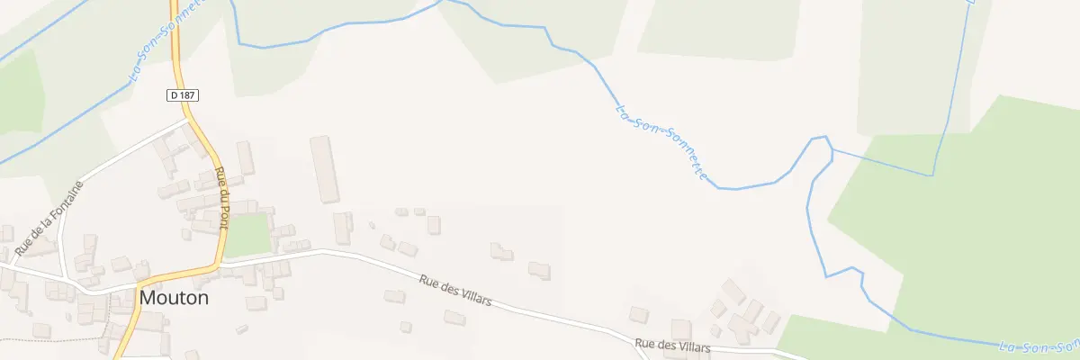 Plan du 5156 Les Villars à Mouton