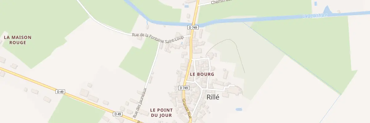 Plan du 33 Gr Grande Rue à Rillé