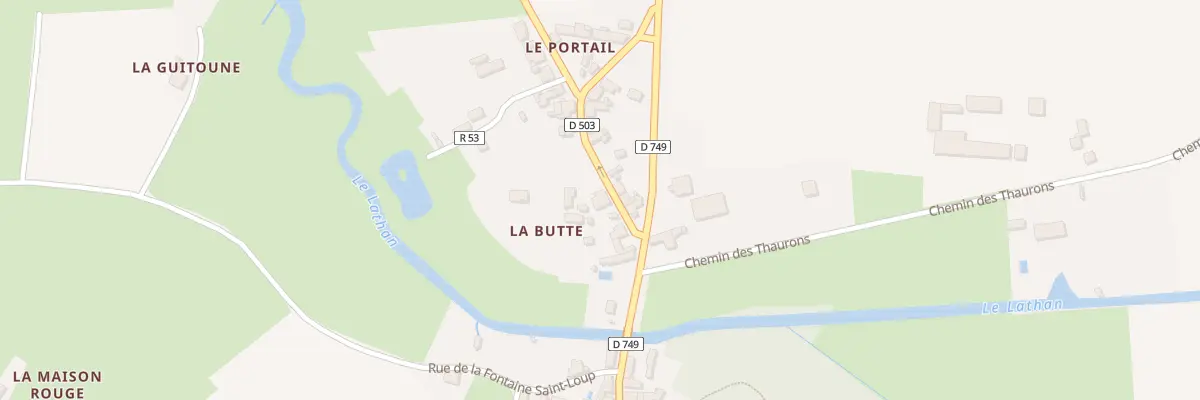 Plan du 7 Rue de la Porte Fortifiée à Rillé