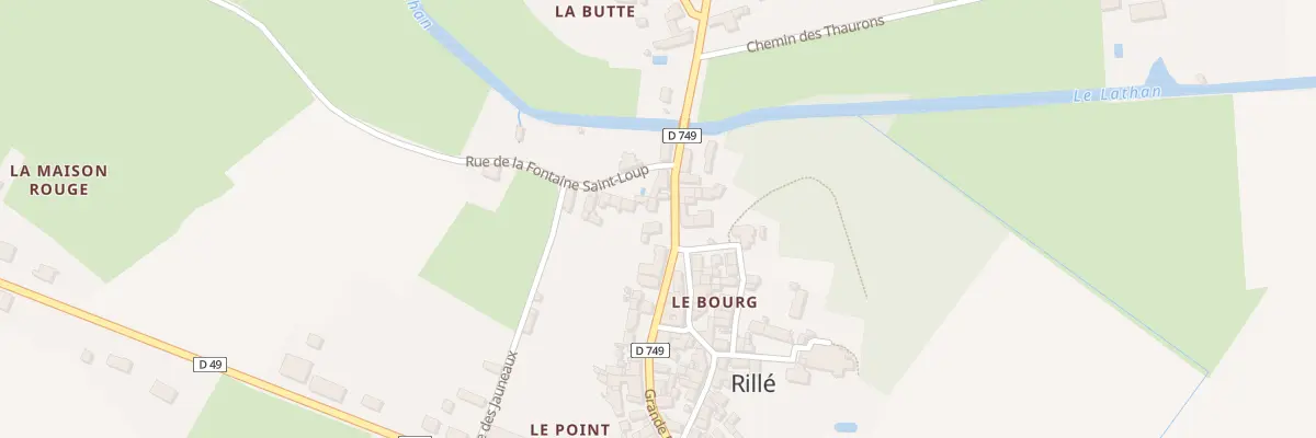 Plan du 35 Gr Grande Rue à Rillé