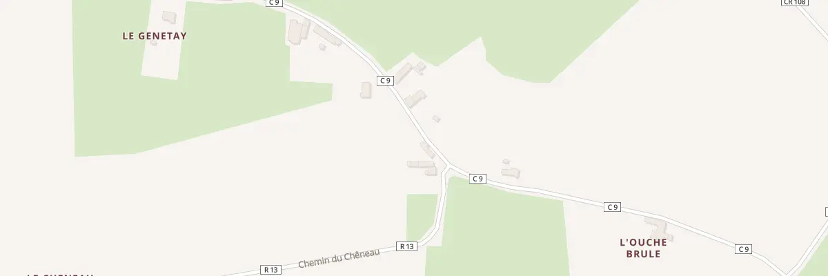 Plan du 6A Rte de Courceboeufs à Souligné-sous-Ballon