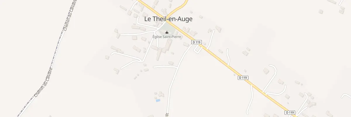 Plan du 5029 Le Bourg au Theil-en-Auge