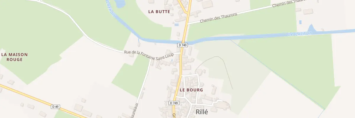 Plan du 37 Gr Grande Rue à Rillé