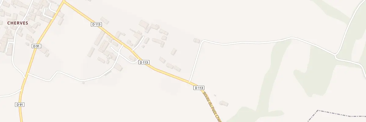 Plan du 381 Rte du Petit Cherves à Jauldes