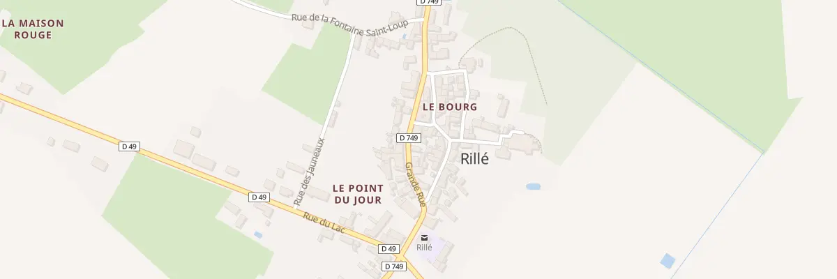 Plan du 20 Gr Grande Rue à Rillé