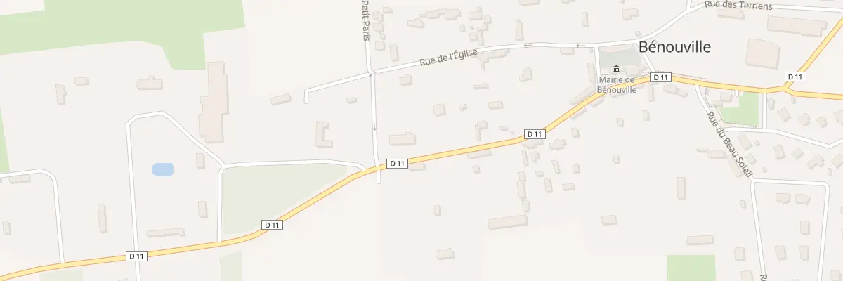 Plan du 1 Rte de la Petite Campagne à Bénouville