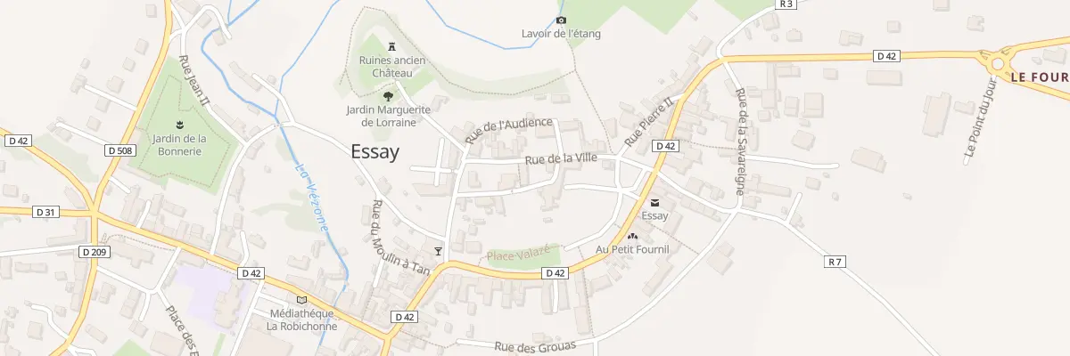 Plan du 5 Rue de la Ville à Essay