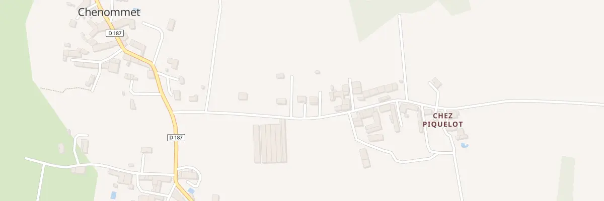 Plan du 13 Rue de Chez Piquelot à Aunac-sur-Charente