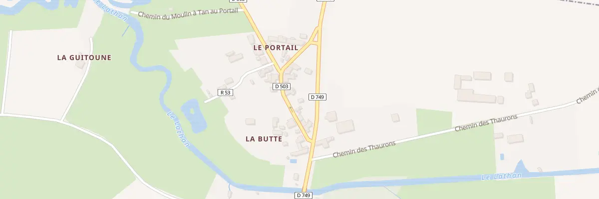 Plan du 4 Rue de la Porte Fortifiée à Rillé