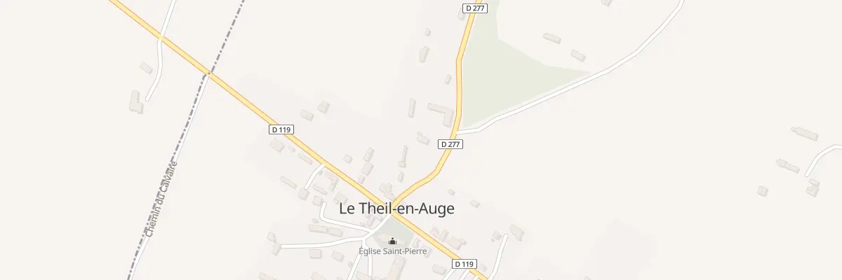 Plan du 17 Rte du Haras au Theil-en-Auge