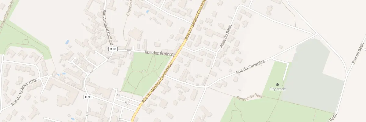 Plan du 47 Rue du Gen Chemineau à Neuville-de-Poitou