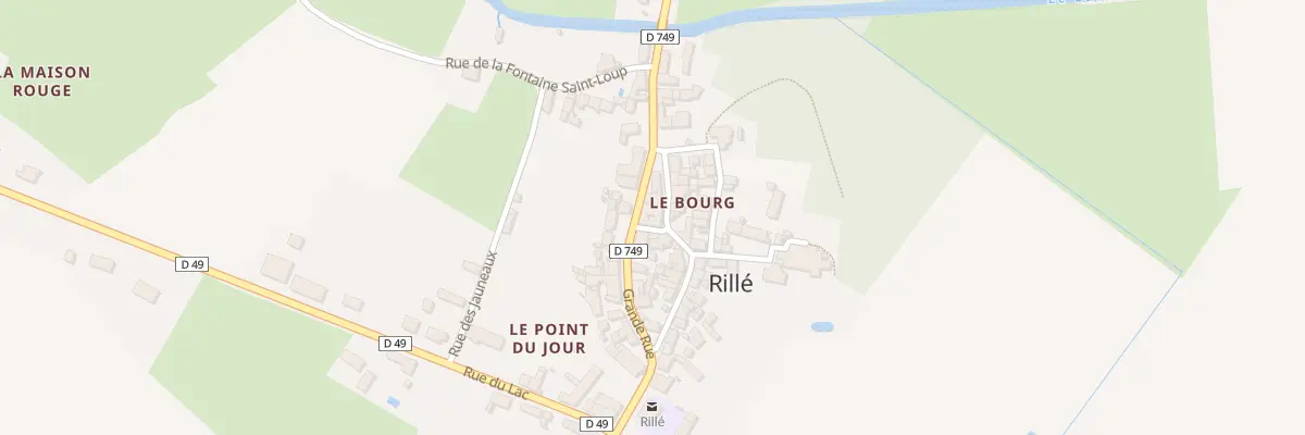 Plan du 22 Gr Grande Rue à Rillé