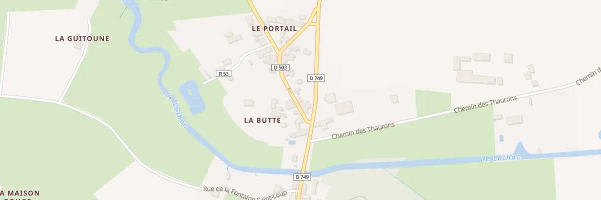 Plan du 36 Le Portail à Rillé