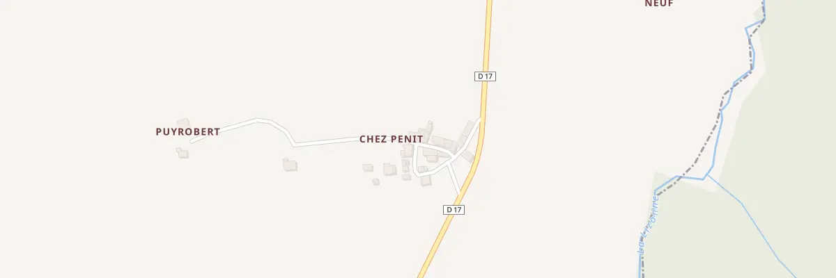 Plan du 5071 Chez Peny à Salles-Lavalette