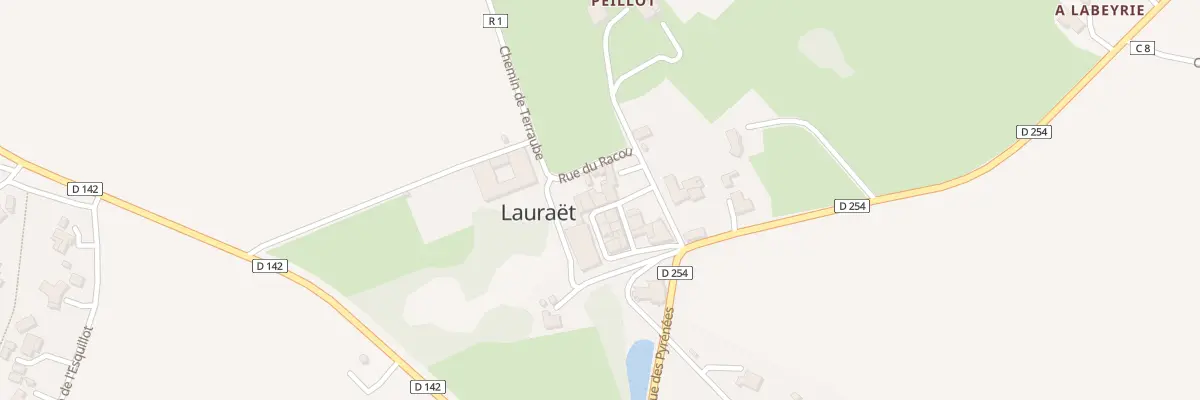 Plan du 43 Rue du Presbytère à Lauraët