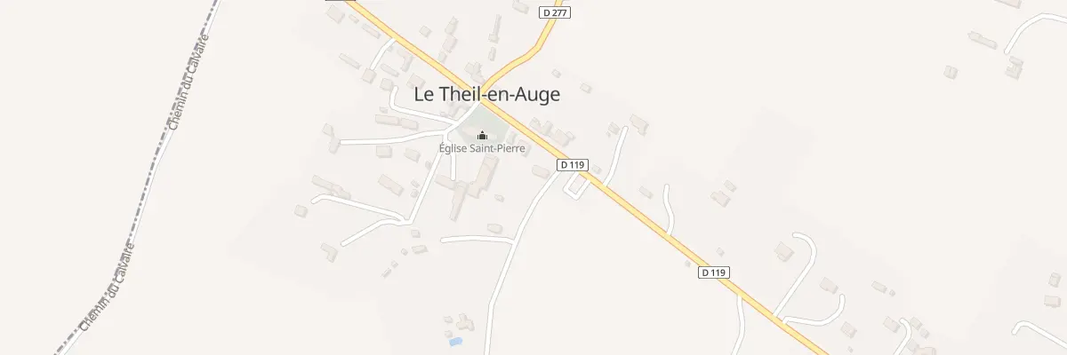 Plan du 318 Rte de Bernay au Theil-en-Auge