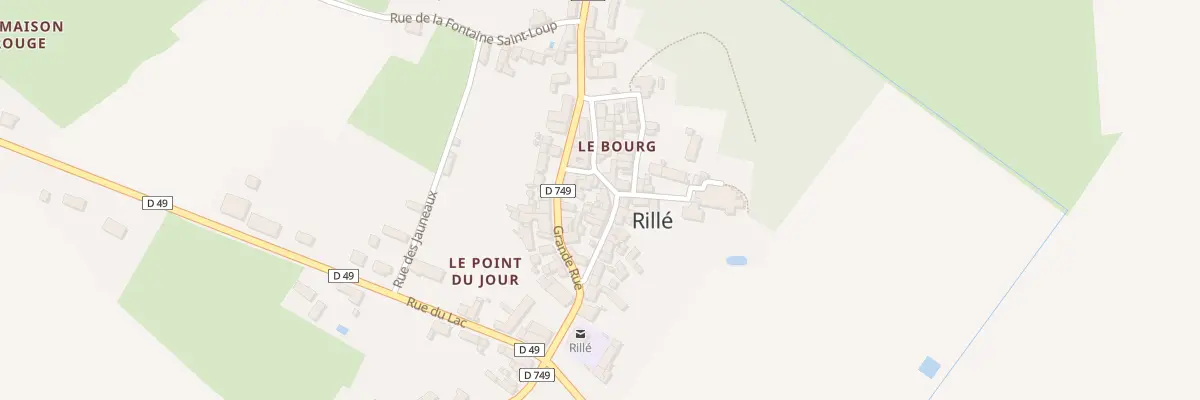 Plan du 5 Rue de la Poste à Rillé
