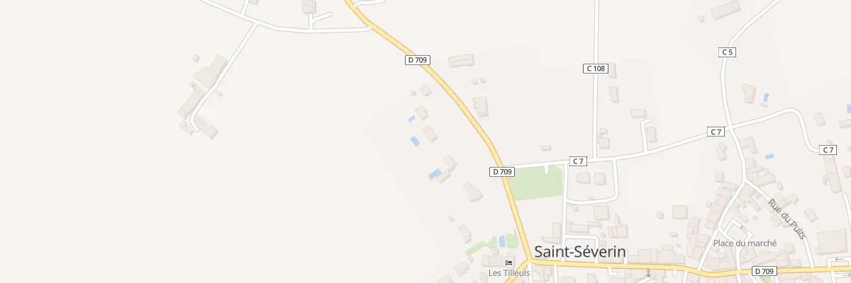 Plan du 7 Rte de Montmoreau à Saint-Séverin