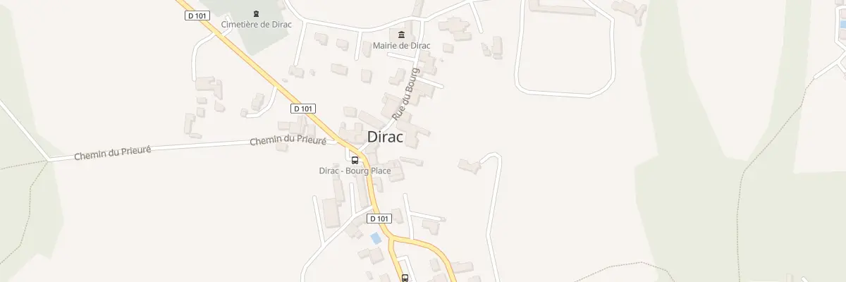 Plan du 100 Rue du Bourg à Dirac