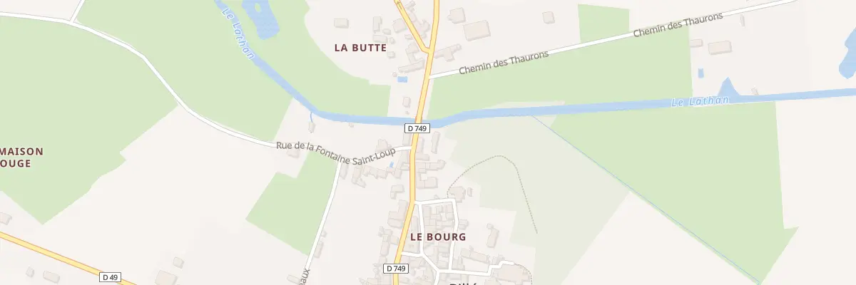 Plan du 30 Gr Grande Rue à Rillé