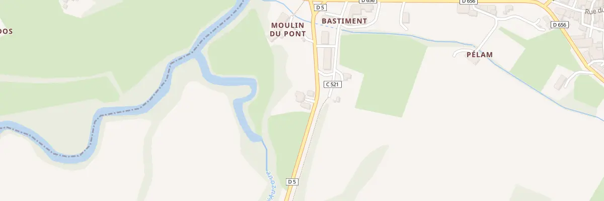 Plan du 5843 Moulin du Pont à Mézin