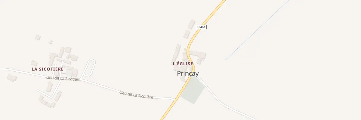 Plan du 5119 Tenue de l’Église à Prinçay